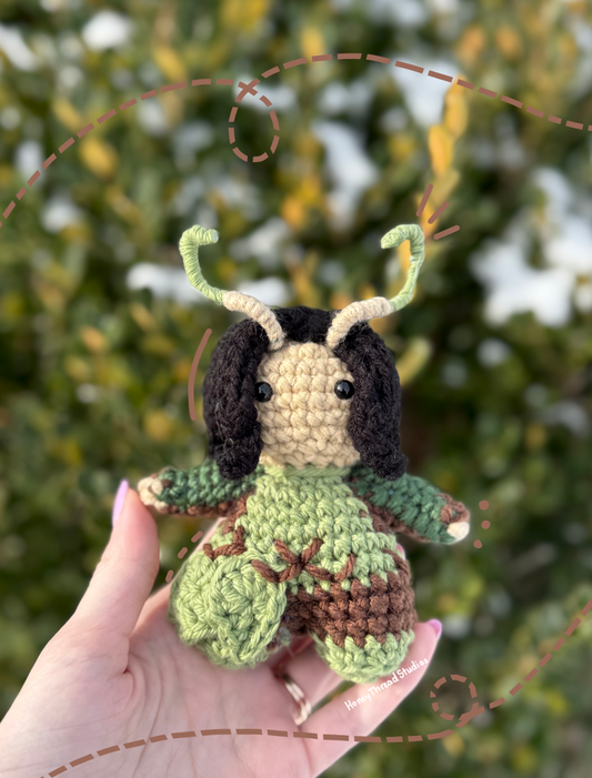 Mantis - Handmade Crochet Doll